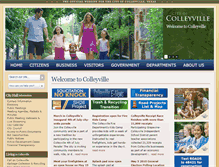 Tablet Screenshot of colleyville.com